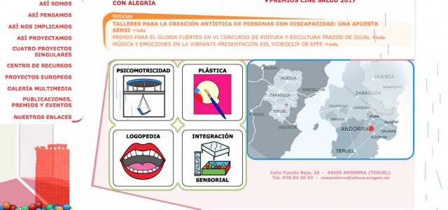 Los espacios web del Elaios y del Gloria Fuertes de Andorra