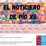 La web del CEIP Pío XII de Huesca