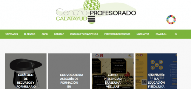 Esta semana os presentamos la web del Centro de Profesorado de Calatayud