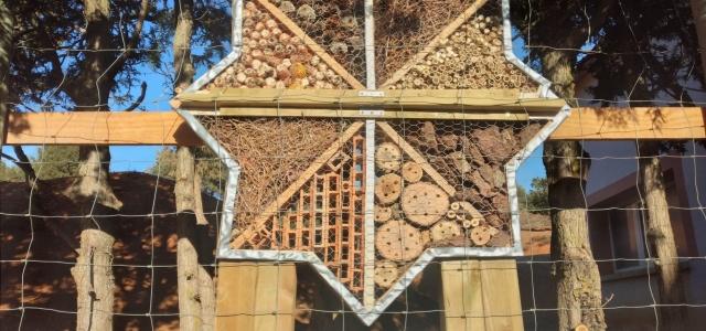 Refugio de insectos en el CPIFP “San Blas”, de Teruel