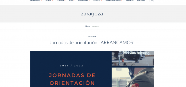 Visitamos la web del Colegio Romareda de Zaragoza