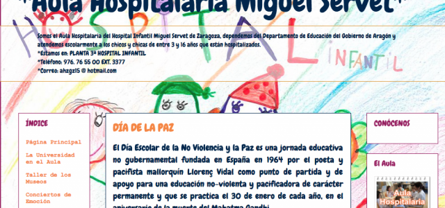 Más sitios web de centros educativos aragoneses: el CRIET de Alcorisa y el Aula Hospitalaria Miguel Servet