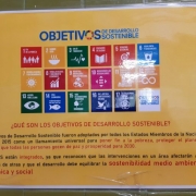 Exposición sobre los Objetivos de Desarrollo Sostenible en el IES Félix de Azara