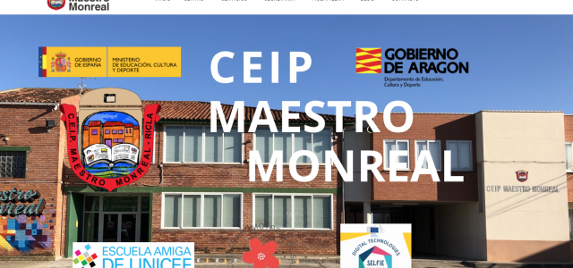 Una de las webs más «smart», la del CEIP Maestro Monreal de Ricla