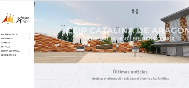 Nos vamos a Parque Goya a ver la web del CEIP Catalina de Aragón