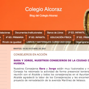 La web del CP Alcoraz de Huesca te informa de todo cuanto acontece en el cole.