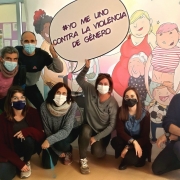 El IES Monegros-Gaspar Lax de Sariñena celebra el Día contra la Violencia de Género