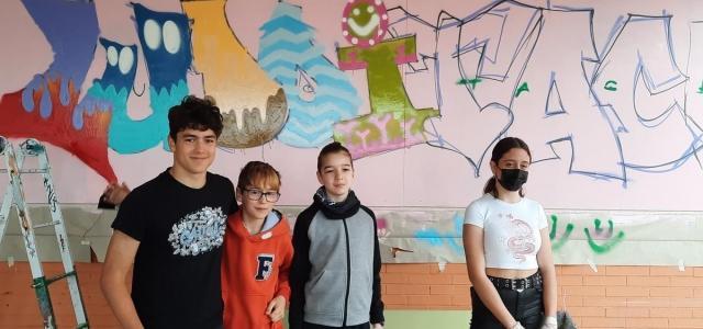 Poesía, graffiti y mindfulness en el taller de capacidades del IES Ítaca de Zaragoza