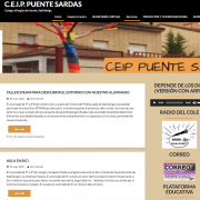 Esta semana nos vamos al Alto Aragón. Visitamos la web del CEIP Puente Sardas en Sabiñánigo