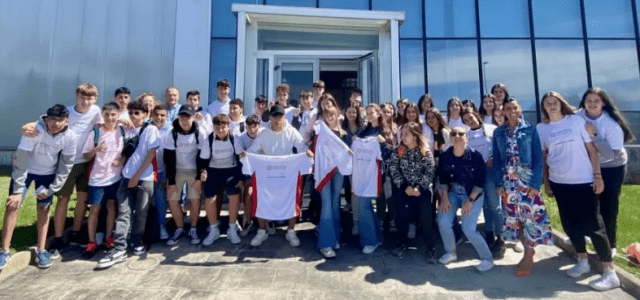 Más de 300 alumnos conocen el Parque empresarial “La Paz”, de Teruel