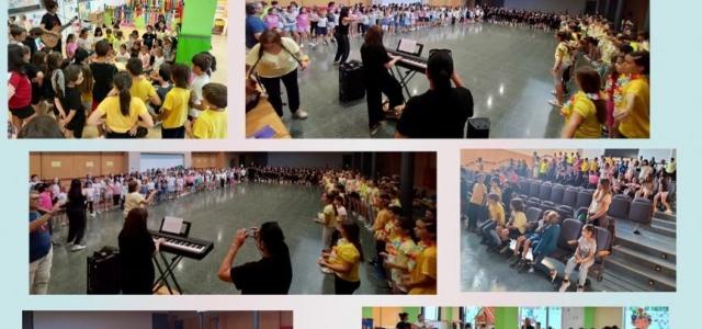 Encuentros de coros escolares en Peñaflor y Barrio Oliver, en Zaragoza