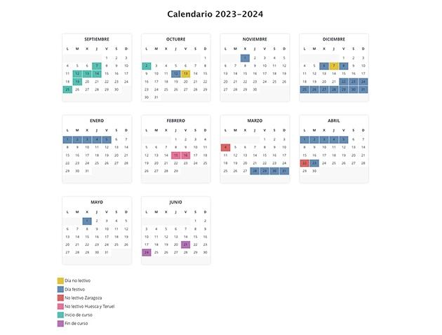 ¿Ya conoces el Calendario Escolar 2023/2024?