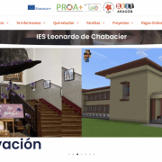 ¡Nos encanta la web del IES Leonardo Chabacier de Calatayud!