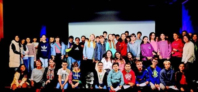 El Colegio “Romareda” celebra su particular “fiesta del cine” en francés