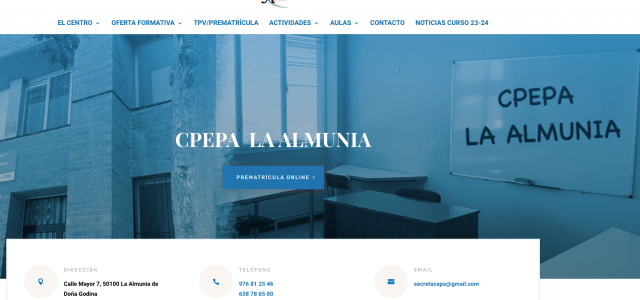 ¡Nos encanta la web de la CPEPA de La Almunia!