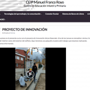 Visitamos la web del CEIP Manuel Franco Royo