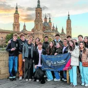 Tiempo de cuidar y de intercambios en el colegio ”La Salle”, de Zaragoza