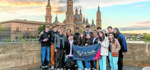 Tiempo de cuidar y de intercambios en el colegio ”La Salle”, de Zaragoza