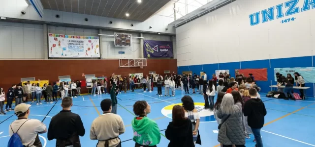 La red de huertos escolares de Zaragoza celebra su primer encuentro con alumnado de la ciudad