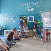 El CEIP “Guillermo Fatás”, de Zaragoza, inaugura su nueva biblioteca.